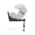 Pachet Scaun Auto pentru copii Cybex Sirona T i-Size Plus si Baza T, Rotatie 360°, Confort si Protectie, Platinum White - 9