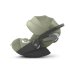 Scoica auto Cybex Platinum Cloud T Plus i-Size pentru copii, 0-24 luni + Baza T - Sage Green - 4