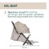 Carucior sport pentru copii Chicco Taormina, usor, confortabil, Sandshell - 4