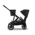 Carucior sport dublu pentru copii Cybex Gazelle S cu a doua unitate sport inclusa, Moon Black - 5