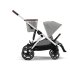 Carucior sport dublu pentru copii Cybex Gazelle S cu a doua unitate sport inclusa, Stone Grey - 3