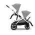 Carucior sport dublu pentru copii Cybex Gazelle S cu a doua unitate sport inclusa, Stone Grey - 2