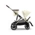 Carucior sport dublu pentru copii Cybex Gazelle S cu a doua unitate sport inclusa, Seashell Beige - 3