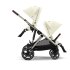 Carucior sport dublu pentru copii Cybex Gazelle S cu a doua unitate sport inclusa, Seashell Beige - 2