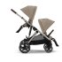 Carucior sport dublu pentru copii Cybex Gazelle S cu a doua unitate sport inclusa, Almond Beige - 2