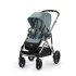 Carucior sport dublu pentru copii Cybex Gazelle S cu a doua unitate sport inclusa, Stormy Blue - 4