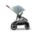 Carucior sport dublu pentru copii Cybex Gazelle S cu a doua unitate sport inclusa, Stormy Blue - 5