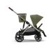 Carucior sport dublu pentru copii Cybex Gazelle S cu a doua unitate sport inclusa, Moss Green - 3