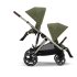 Carucior sport dublu pentru copii Cybex Gazelle S cu a doua unitate sport inclusa, Moss Green - 2