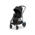 Carucior sport dublu pentru copii Cybex e-Gazelle S cu a doua unitate sport inclusa, electric, Moon Black cu cadru Black - 2