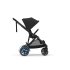 Carucior sport dublu pentru copii Cybex e-Gazelle S cu a doua unitate sport inclusa, electric, Moon Black cu cadru Black - 4