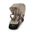 Carucior sport dublu pentru copii Cybex e-Gazelle S cu a doua unitate sport inclusa, electric, Almond Beige cu cadru Taupe - 6
