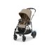 Carucior sport dublu pentru copii Cybex e-Gazelle S cu a doua unitate sport inclusa, electric, Almond Beige cu cadru Taupe - 3