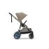 Carucior sport dublu pentru copii Cybex e-Gazelle S cu a doua unitate sport inclusa, electric, Almond Beige cu cadru Taupe - 5