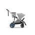 Carucior sport dublu pentru copii Cybex e-Gazelle S cu a doua unitate sport inclusa, electric, Stone Grey cu cadru Silver - 2