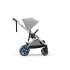 Carucior sport dublu pentru copii Cybex e-Gazelle S cu a doua unitate sport inclusa, electric, Stone Grey cu cadru Silver - 4