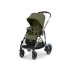 Carucior sport dublu pentru copii Cybex e-Gazelle S cu a doua unitate sport inclusa, electric, Moss Green cu cadru Taupe - 3