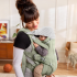 Бебешка носилка BabyBjorn, дръжка, четкана материя, светло зелено - 3