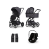 CAVOE MOI+ БЕБЕШКА КОЛИЧКА 3 В 1 КОМПЛЕКТ С КОШ ЗА НОВОРОДЕНО И СТОЛЧЕ ЗА КОЛА CYBEX GOLD CLOUD G PLUS, IRON - 1
