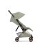 Carucior pentru copii Cybex Coya Style, compact, premium, Sage Green cu cadru Rosegold - 3