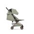 Carucior pentru copii Cybex Coya Style, compact, premium, Sage Green cu cadru Rosegold - 4