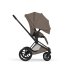 Carucior sport pentru copii Cybex Priam Style, premium, Coconut Brown cu cadru Matt Black - 5