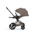 Carucior 2 in 1 pentru copii Cybex Priam Style, premium, Coconut Brown cu cadru Matt Black - 7
