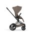 Carucior 2 in 1 pentru copii Cybex Priam Style, premium, Coconut Brown cu cadru Matt Black - 4