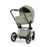 Carucior 2 in 1 pentru copii Cybex Priam Style, premium, Sage Green cu cadru Chrome - 11