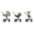 Carucior 3 in 1 pentru copii Cybex Priam Style, cu landou si scoica Cloud T Plus, Sage Green cu cadru Rosegold - 2