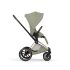 Carucior 3 in 1 pentru copii Cybex Priam Style, cu landou si scoica Cloud T Plus, Sage Green cu cadru Rosegold - 5