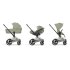 Carucior 3 in 1 pentru copii Cybex Priam Style, cu landou si scoica Cloud T Plus, Sage Green cu cadru Chrome - 2