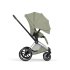 Carucior 3 in 1 pentru copii Cybex Priam Style, cu landou si scoica Cloud T Plus, Sage Green cu cadru Chrome - 9