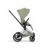 Carucior 3 in 1 pentru copii Cybex Priam Style, cu landou si scoica Cloud T Plus, Sage Green cu cadru Chrome - 7