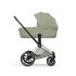 Carucior 3 in 1 pentru copii Cybex Priam Style, cu landou si scoica Cloud T Plus, Sage Green cu cadru Chrome - 12