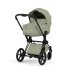 Carucior 3 in 1 pentru copii Cybex Priam Style, cu landou si scoica Cloud T Plus, Sage Green cu cadru Matt Black - 13