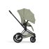 Carucior 3 in 1 pentru copii Cybex Priam Style, cu landou si scoica Cloud T Plus, Sage Green cu cadru Matt Black - 8