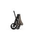 Carucior 3 in 1 pentru copii Cybex Priam Style, cu landou si scoica Cloud T Plus, Coconut Brown cu cadru Matt Black - 11