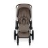 Carucior 3 in 1 pentru copii Cybex Priam Style, cu landou si scoica Cloud T Plus, Coconut Brown cu cadru Chrome - 5