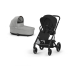 Carucior 2 in 1 Balios S Lux Moon Black pentru copii, cu landou - Stone Grey - 1
