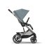 Детска количка Balios S Lux 2 в 1 с кош за носене, цвят Ocean Blue - Stormy Blue с рамка Taupe - 4
