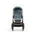 Carucior 2 in 1 Balios S Lux pentru copii, cu landou Ocean Blue - Stormy Blue cu cadru Taupe - 3