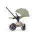 Carucior sport pentru copii Cybex Platinum e-Priam Style, premium, Sage Green cu cadru Rosegold - 5