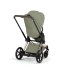 Carucior sport pentru copii Cybex Platinum e-Priam Style, premium, Sage Green cu cadru Rosegold - 6