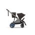Διπλό καρότσι Cybex e-Gazelle S με δεύτερη αθλητική μονάδα, ηλεκτρικό, καφέ σοκολάτας με σκελετό Taupe - 1