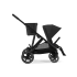 Carucior sport dublu Cybex Gazelle S, pentru copii, compact - Moon Black - 1