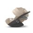 Carucior 3 in 1 pentru copii Cybex Priam 4.0, cu landou si scoica Cloud T Plus - Cozy Beige cu cadru Matt Black - 5