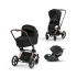 Carucior 3 in 1 pentru copii Cybex Priam 4.0, cu landou si scoica Cloud T Plus - 1