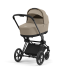 Pachet promotional Cybex Platinum Priam 4 in 1, cu landou, scoica si baza isofix, Cozy Beige cu cadru Matt Black - 3