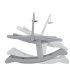 Pachet scaun de masa pentru copii Anex Ozy 3 in 1, multifunctional, cu accesorii incluse, Shade - 10